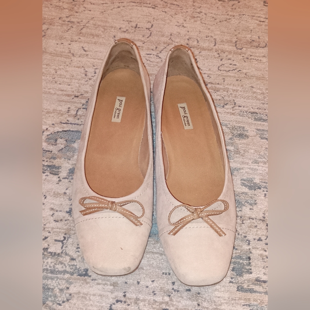 Paul Green Women's Tan ballet Flats Size 10.5 US 8 UK